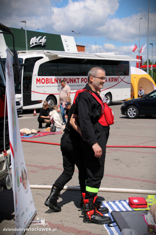 Strażacki pokaz w BiG Włocławek