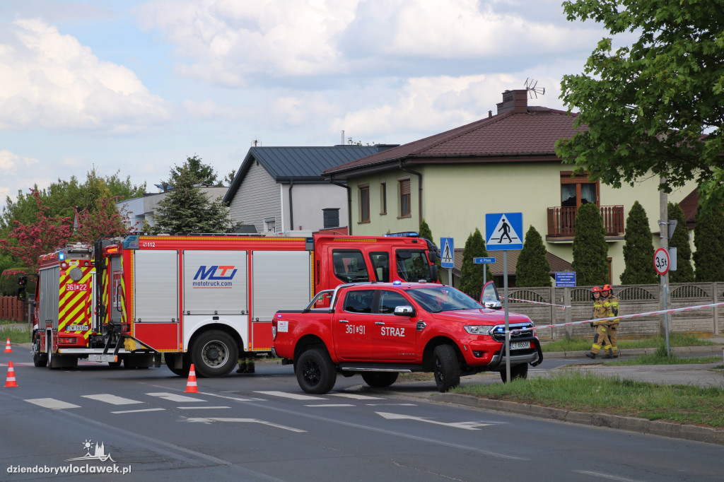 Zderzenie trzech samochodów na Wiejskiej