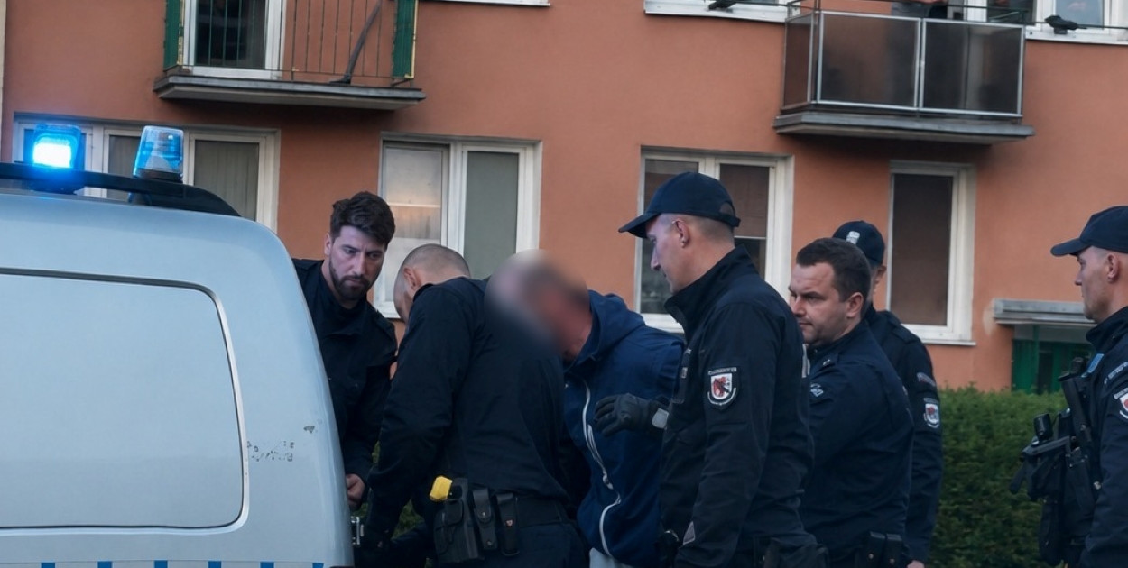 Interwencja policji na Zazamczu