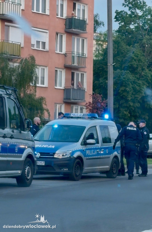 Interwencja policji na Zazamczu
