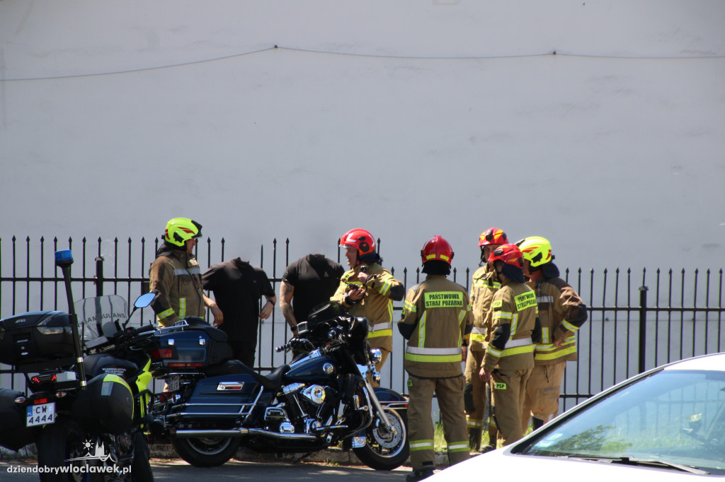 Wypadek motocyklisty w Brześciu Kujawskim
