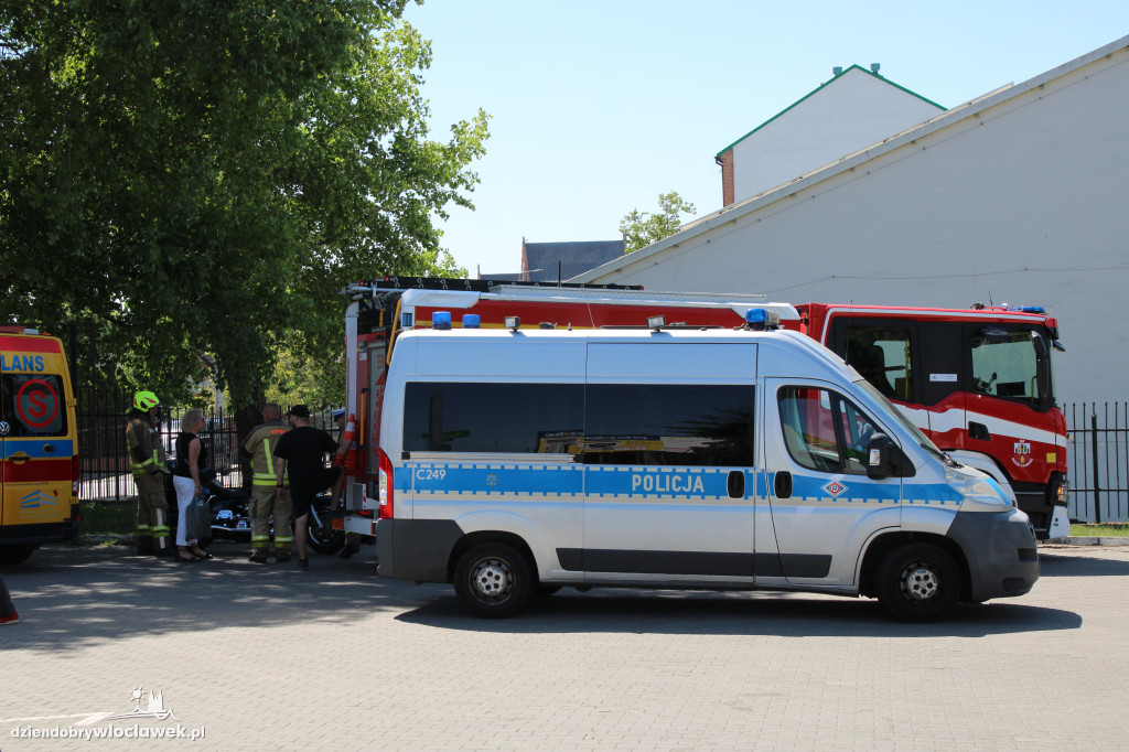 Wypadek motocyklisty w Brześciu Kujawskim