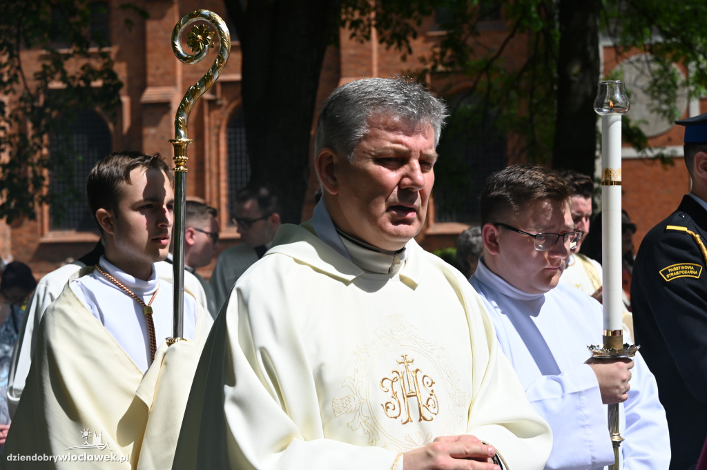 Procesja Bożego Ciała z włocławskiej katedry