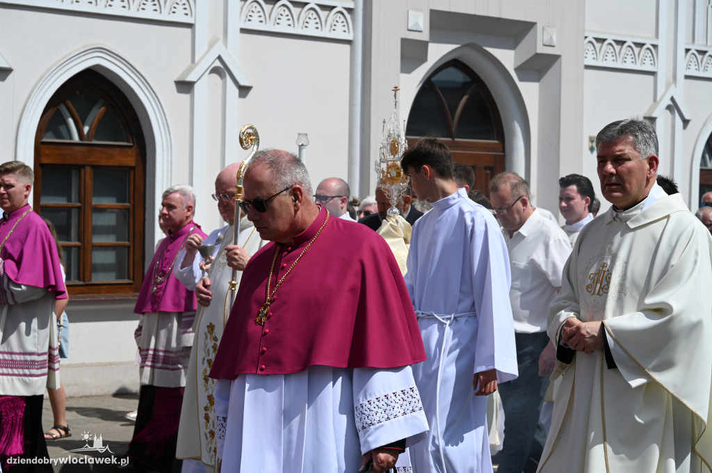 Procesja Bożego Ciała z włocławskiej katedry