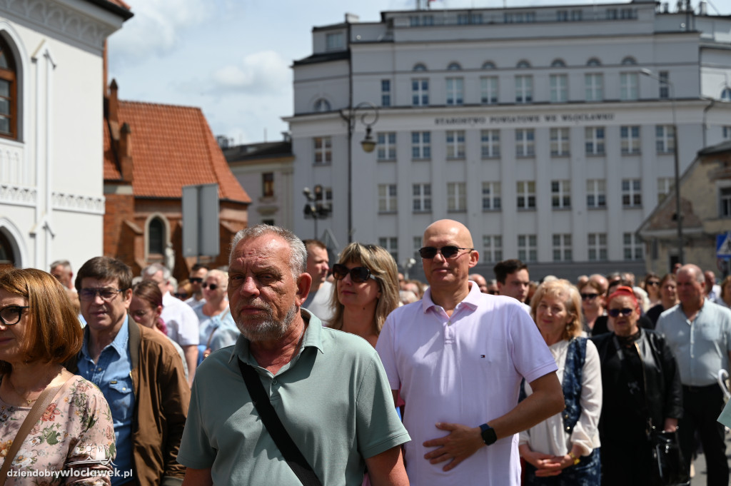 Procesja Bożego Ciała z włocławskiej katedry