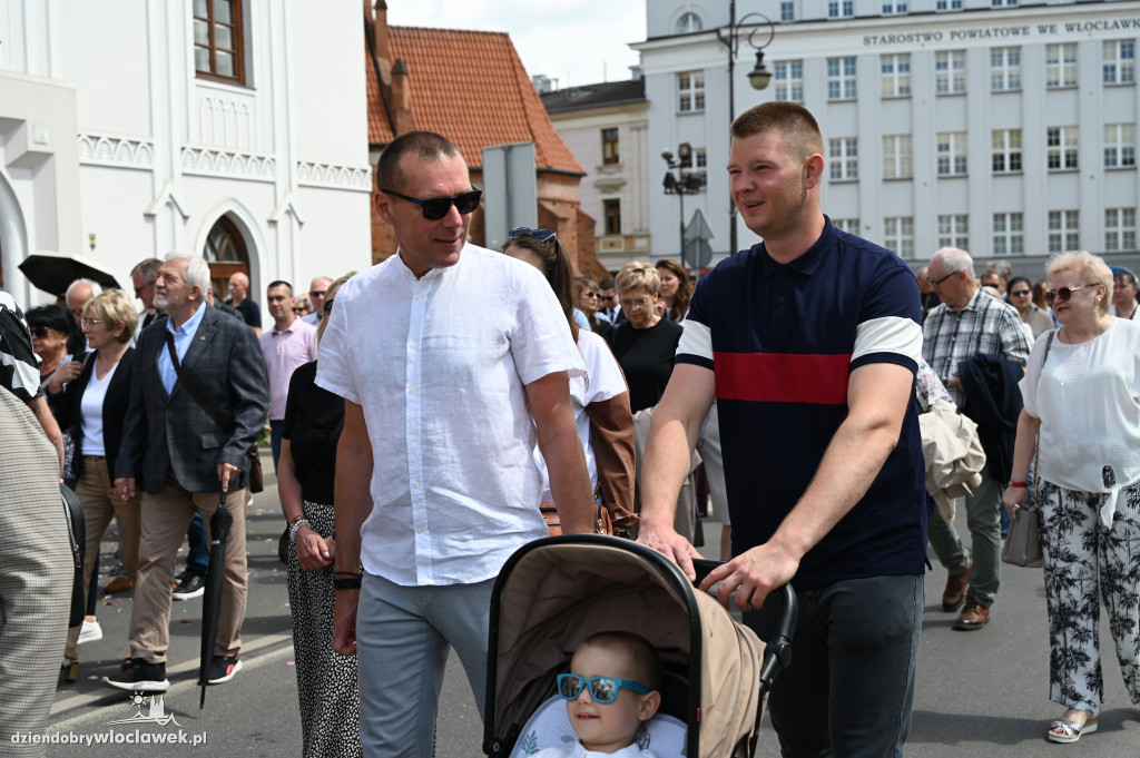 Procesja Bożego Ciała z włocławskiej katedry