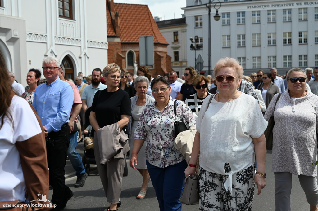 Procesja Bożego Ciała z włocławskiej katedry