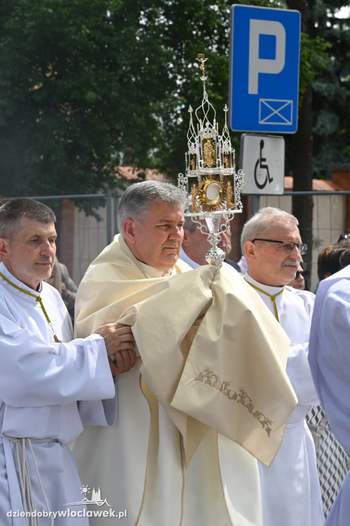 Procesja Bożego Ciała z włocławskiej katedry