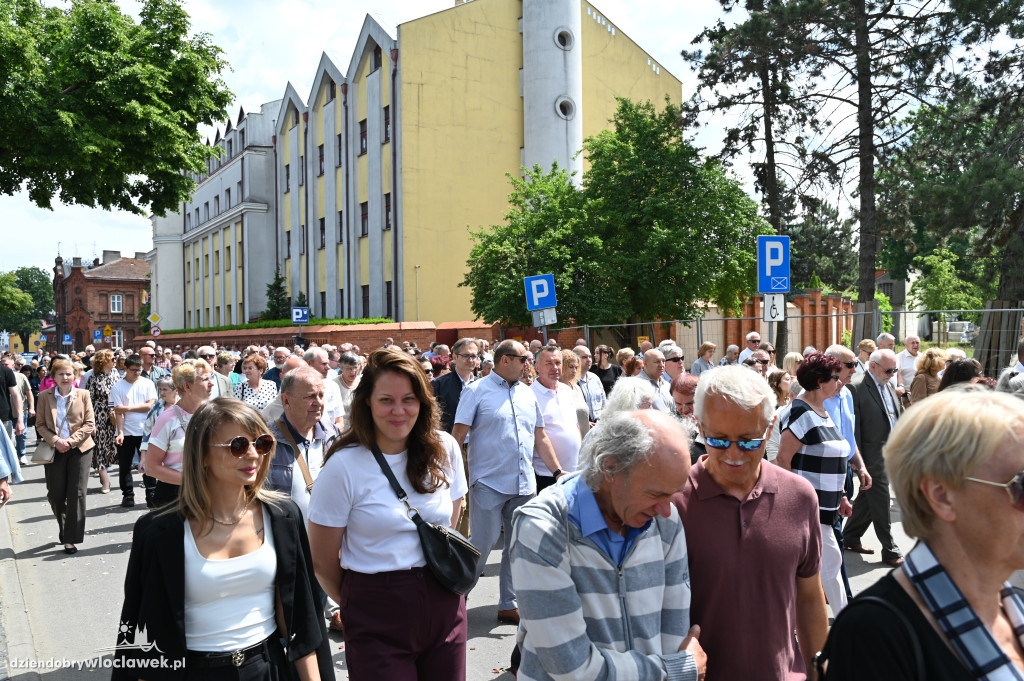 Procesja Bożego Ciała z włocławskiej katedry