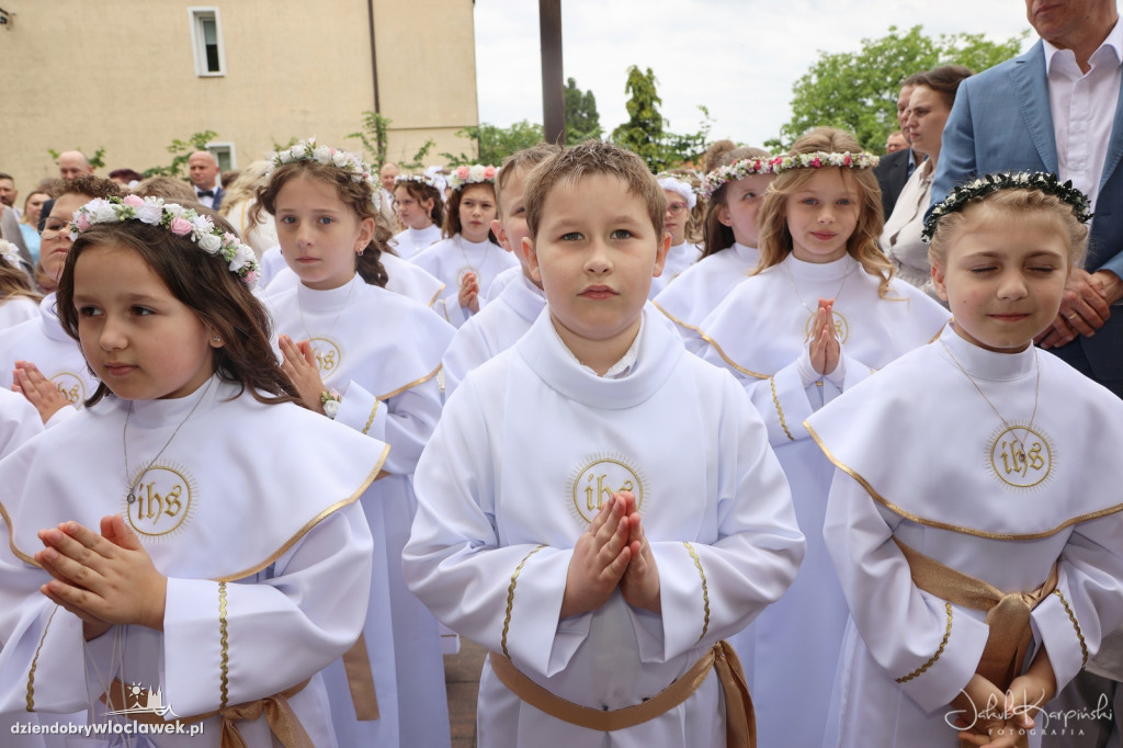 Komunia w parafii NMP Królowej Polski w Kruszynie