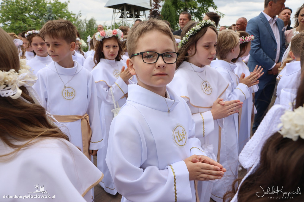 Komunia w parafii NMP Królowej Polski w Kruszynie