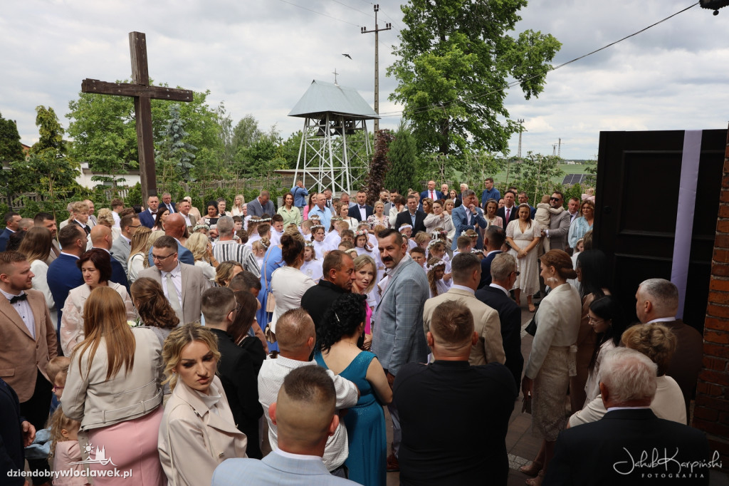 Komunia w parafii NMP Królowej Polski w Kruszynie