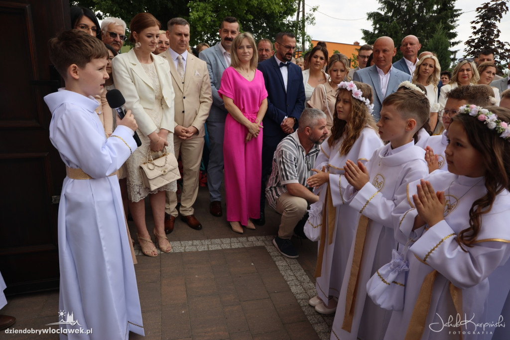 Komunia w parafii NMP Królowej Polski w Kruszynie