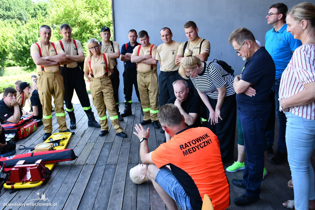 Trening pierwszej pomocy w Lubrańcu