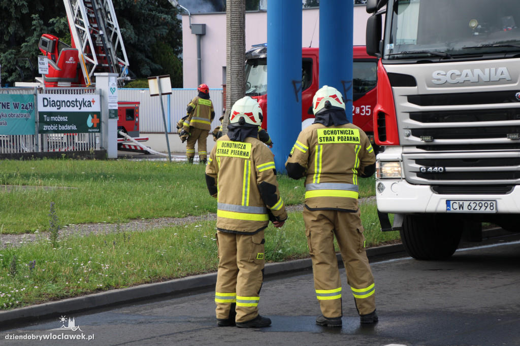 Pożar magazynu z chemikaliami we Włocławku