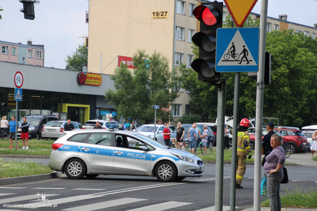 Pożar magazynu z chemikaliami we Włocławku