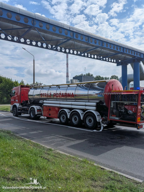 Pożar magazynu z chemikaliami we Włocławku