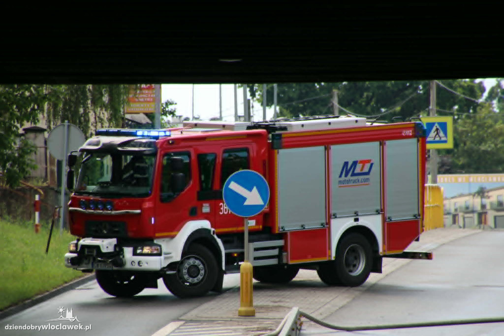 Zalany wiadukt na ul. Kapitulnej