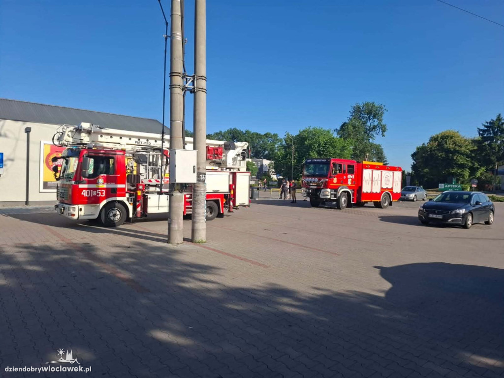 Pożar w markecie Biedronka w regionie