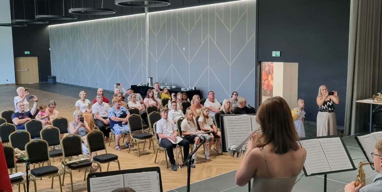 Koncert Orkiestry Ochotniczej Straży Pożarnej w Kruszynie