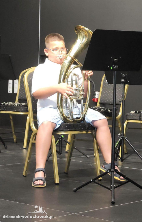 Koncert Orkiestry Ochotniczej Straży Pożarnej w Kruszynie