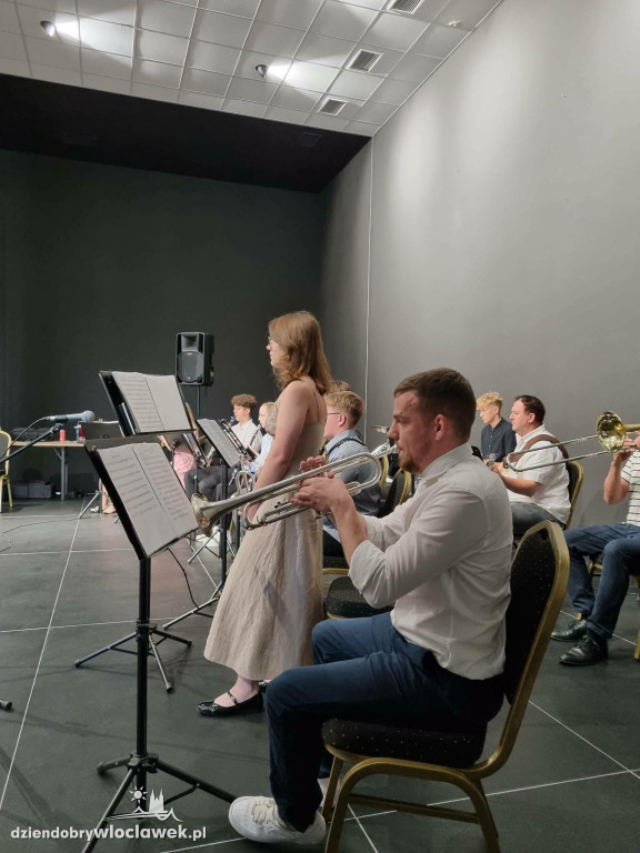 Koncert Orkiestry Ochotniczej Straży Pożarnej w Kruszynie