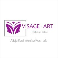 Logo firmy Visage-art Mobilne studio wizażu. Alicja Kazimierska-Kosmala