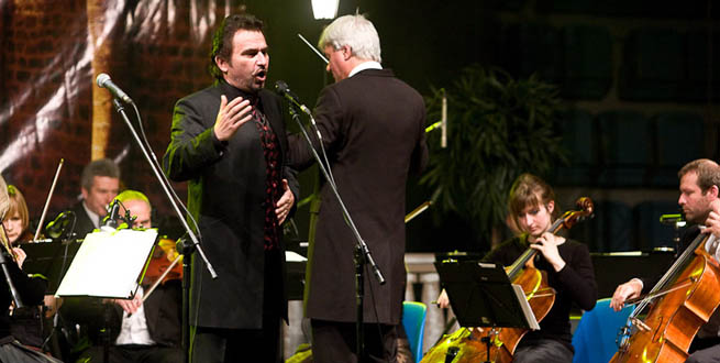 Dariusz Stachura podczas niedzielnego "Bella Voce". fot. Łukasz Daniewski