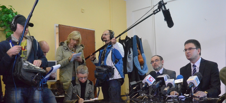 Dzisiejsza konferencja prasowa w szpitalu