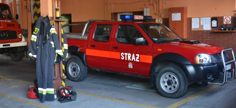 Jednostka strażaków przy ul. Rolnej, fot. Natalia Chylińska
