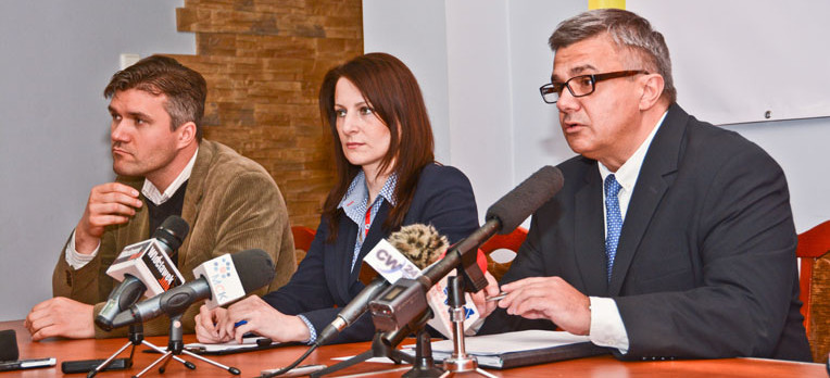 Wojciech Prokopowicz, Agnieszka Wawrzyniak, Jacek Lebiedzińśki. Fot. Ł. Daniewski