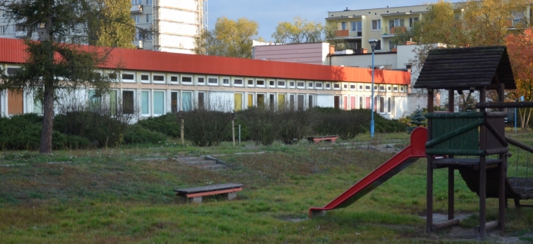 Budynek przedszkola przeznaczony do rozbiórki, fot. Natalia. Chylińska