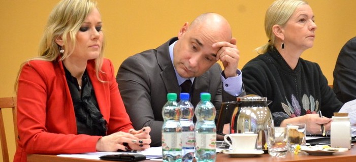 Radni PO. Od lewej: Agnieszka Chmielewska, Rafał Sobolewski, Ewa Szczepańska. Fot. N. Chylińska