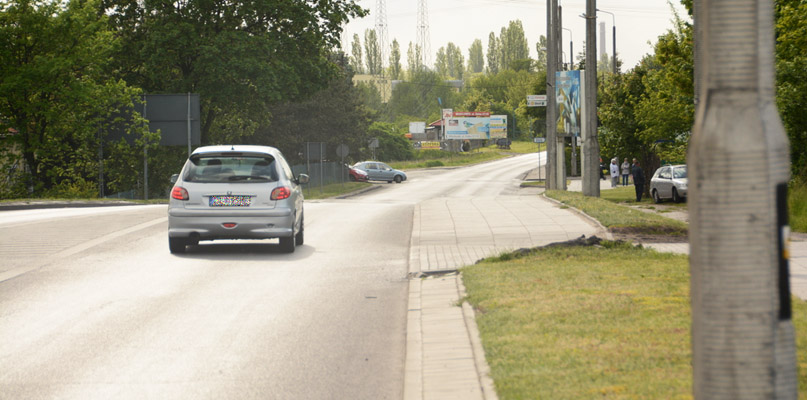 Nieprzejezdny dla kierowców będzie odcinek od ronda do posesji Płocka 151. fot. Krzysztof Osiński