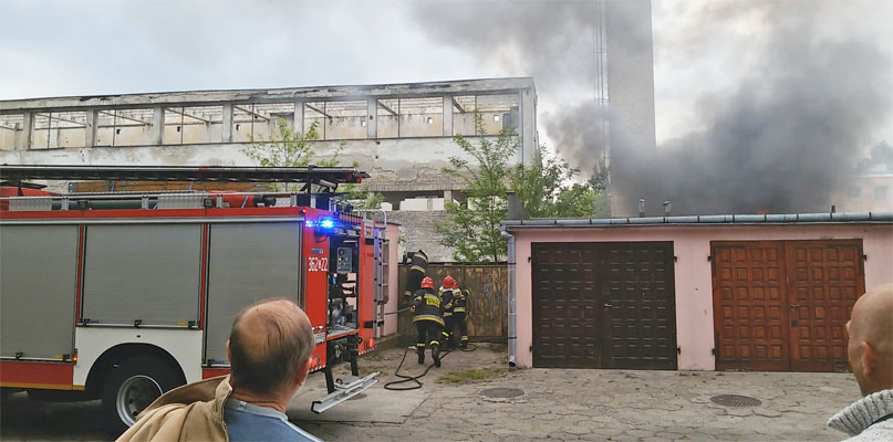 Informację o zdarzeniu strażacy otrzymali w czwartek około godz. 19.15. fot. Łukasz Daniewski