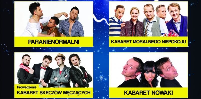 Najlepsze polskie kabarety wystąpia w październiku we Włocławku. Fot. materiały promocyjne