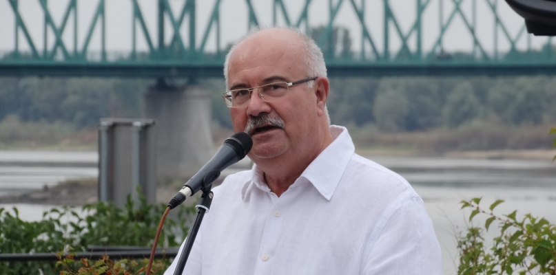 Jan Polak w trakcie "Bulwaru Teatru" w sierpniu 2015 r., fot. Radosław Wiankowski