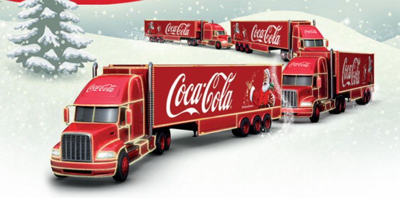 Ciężarówka Coca-Coli przyjedzie do Włocławka 8 grudnia. fot. materiały prasowe