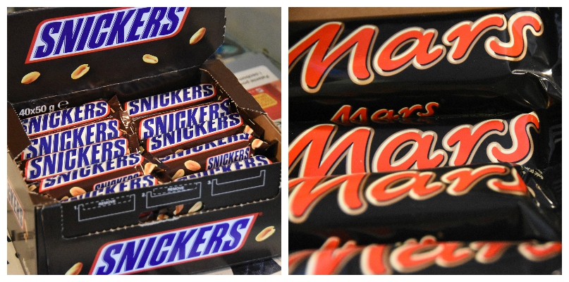 Niektóre batony Mars i Snickers moga zawierać kawałki plastiku; Fot. Andrzej Korpalski