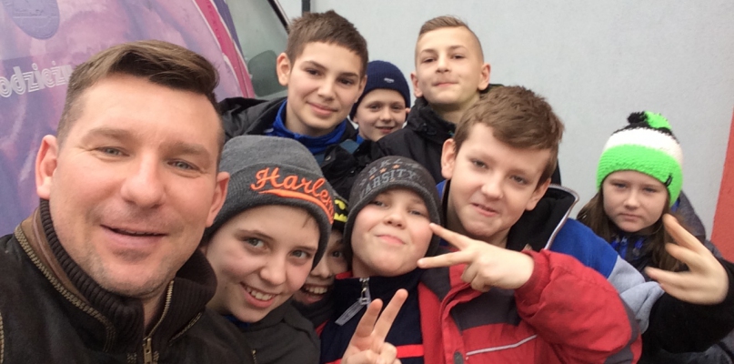 Trener i zawodnicy, którzy startowali w Bydgoszczy. Fot. nadesłane