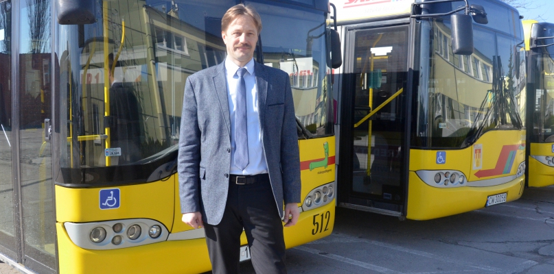 Andrzej Stasiak jest prezese MPK od marca 2015 roku. Fot. DDWloclawek
