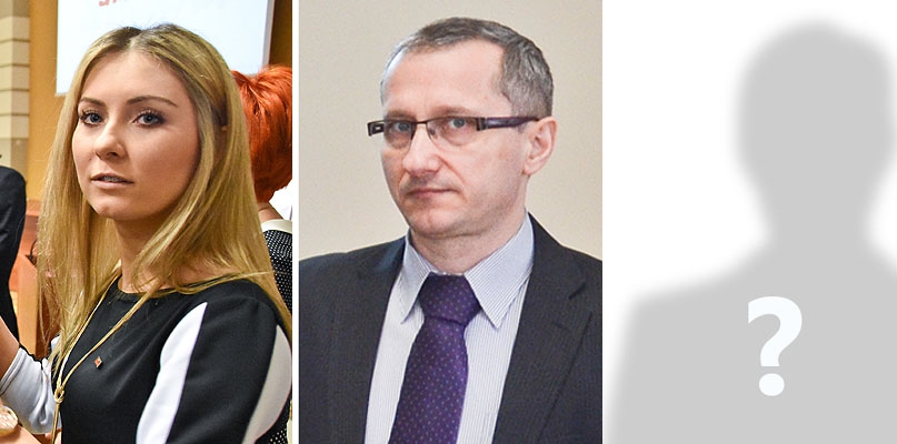 Od lewej: Angelika Żychlewicz, Piotr Bielicki. O tym, kto zostanie dyrektorem wydziału finansów przekonamy się w najbliższym czasie. fot. Łukasz Daniewski