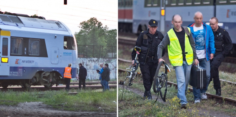 W zdarzeniu nie ucierpiał żaden z pasażerów pociągu. fot. Łukasz Daniewski
