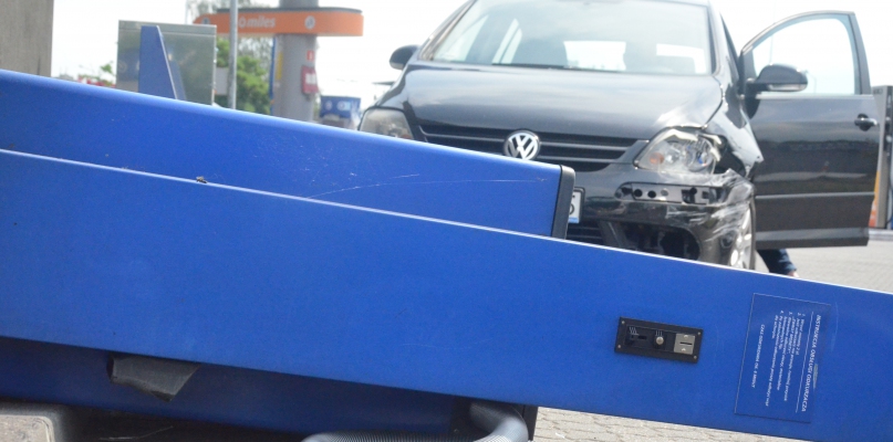 Kierujący volkswagenem już stracił prawo jazdy, sąd zdecyduje na jak długo; Fot. Natalia Seklecka
