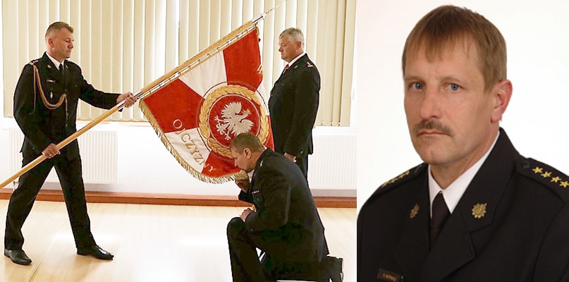St. kpt Mirosław Gotowicz kieruje włocławską jednostką od 1 lipca. fot. KMPSP Włocławek