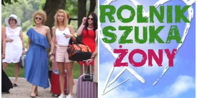 W ostatnim programie Daria Thorsen pokazała się w niebieskiej sukience. Fot. materiały prasowe programu "Rolnik szuka żony".  