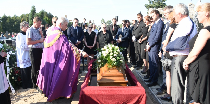Kazimierza Wrzesińskiego pożegnała rodzina i przyjaciele. Fot. K. Osiński