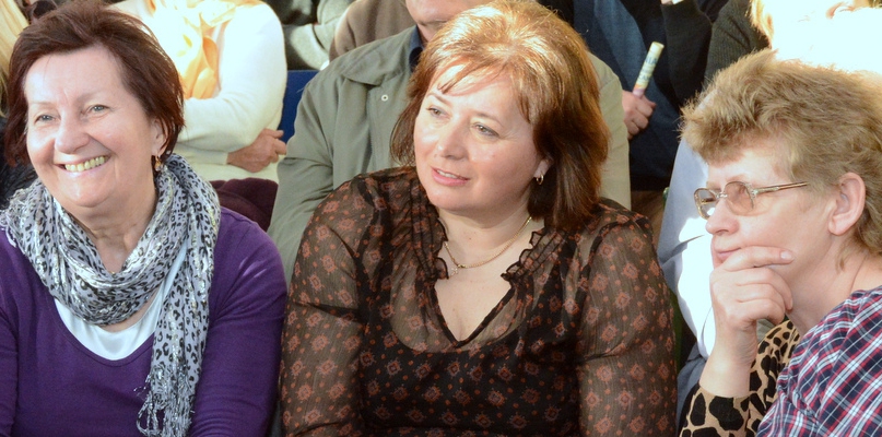 Dorota Dzięgelewska (w środku) w ubiegłym roku była wśród publiczności podczas jednego ze spotkań prezydenta Wojtkowskiego z mieszkańcami. Fot. DDWloclawek
