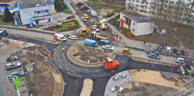 Jak informują służby prasowe ratusza, przejazd między Promienną a Budowlanych odbywać się będzie wahadłowo. fot. Ł. Daniewski