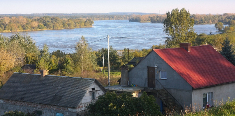 Modernizacja wału ma zwiększyć bezpieczeństwo mieszkańców regionu w przypadku powodzi. Fot. Łukasz Daniewski